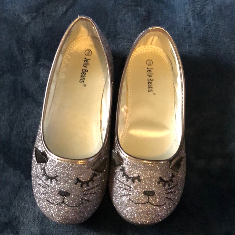 Jelly Beans Sparkle Cat Flats